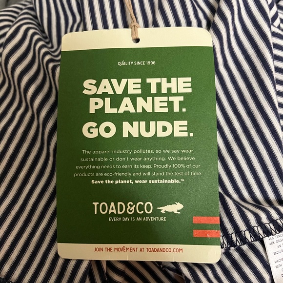 Striped Blue Sleeveless Dress - Picture 12 of 12